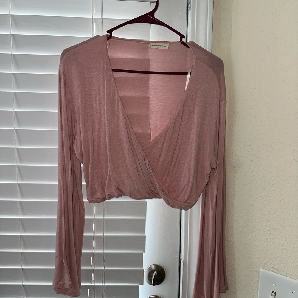 CROPPED PINK TOP